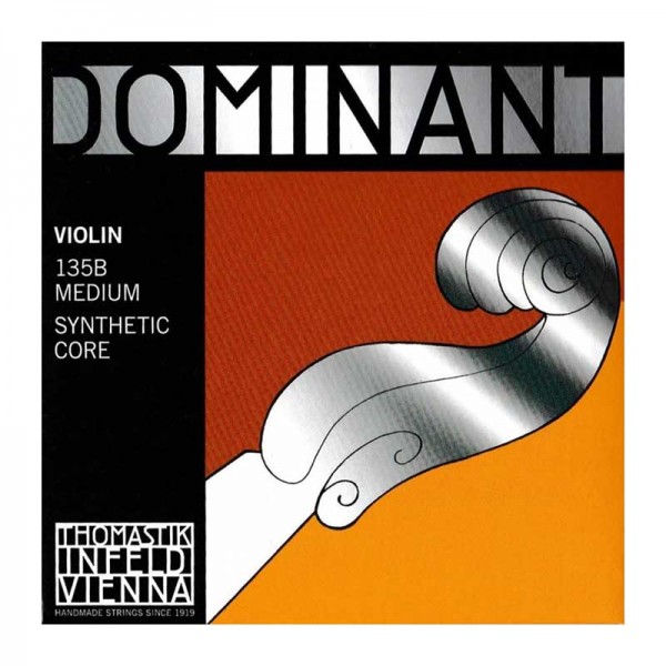 Set THOMASTIK Dominant Violin 135B Blank E-String - Medium - 129-131-132-133 Thomastik-Infeld Corde