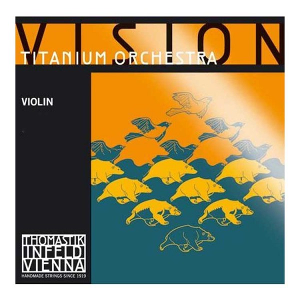 Set THOMASTIK Vision Titanium Orchestra Violino VIT100o - Medium - Muta Thomastik-Infeld Corde