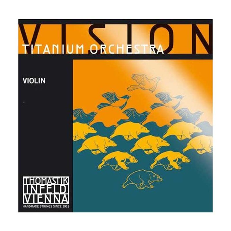 Set THOMASTIK Vision Titanium Orchestra Violino VIT100o - Medium - Muta Thomastik-Infeld Corde