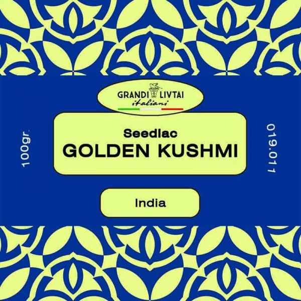 Golden Kushmi Seedlac - 100 g Grandi Liutai Italiani Natural Resins