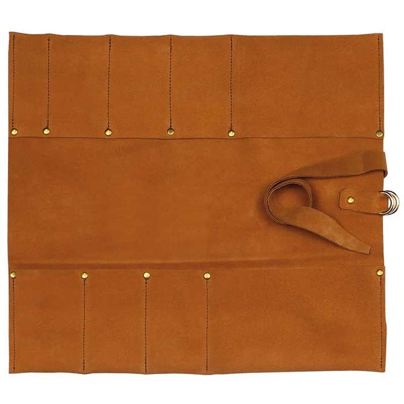 Leather Tool Roll, 6 Pockets XL GL Chisels