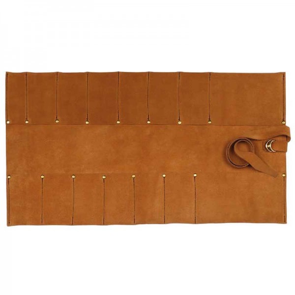 Leather Tool Roll, 12 Pockets GL Chisels