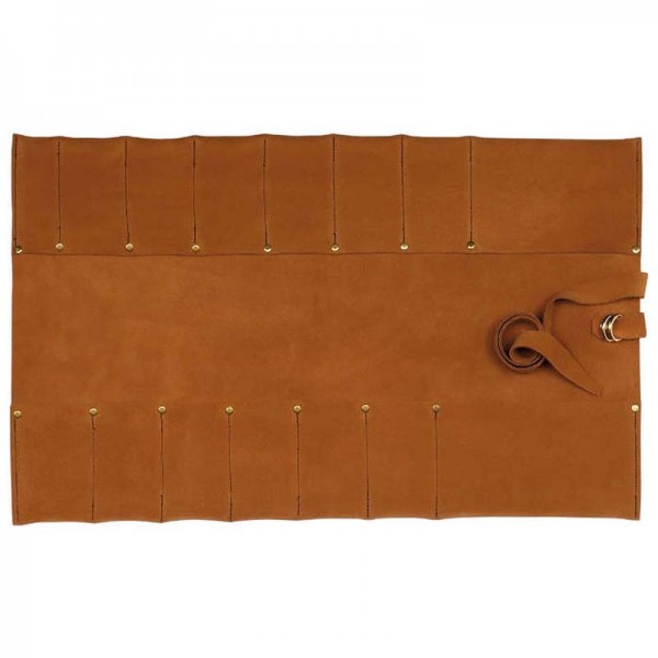Leather Tool Roll, 12 Pockets XL GL Chisels