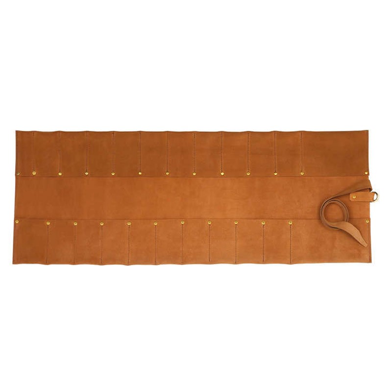 Leather Tool Roll, 20 Pockets GL Chisels