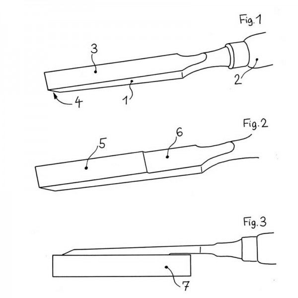 Set of 6 patented chisels ISI SHARP Friedrich Kollenrott Isi Sharp Chisels