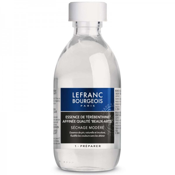 LEFRANC & BOURGEOIS Rectified Turpentine Essence - 250 ml - Solvents & Oils - Lefranc & Bourgeois - Grandi Liutai