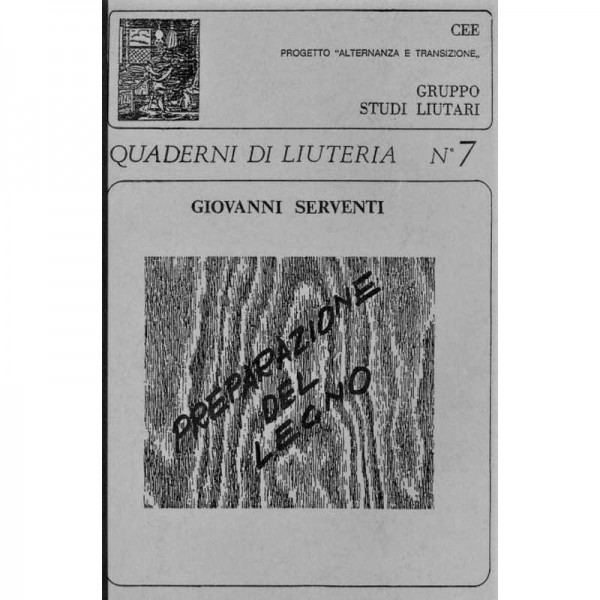 Preparazione del Legno - Quaderno n° 7 Libri & Poster