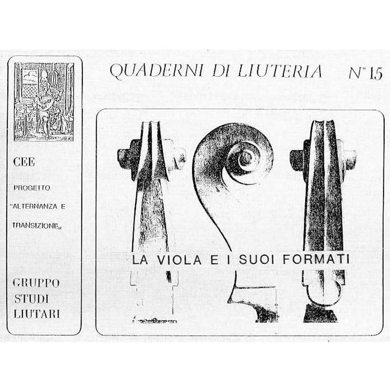 The Viola And Its Sizes (Italian Text) - Book 15  Posters & Books