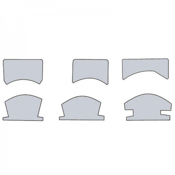 Herdim Bridge and Fingerboards Patterns, 6-Piece Set Herdim Model Materials