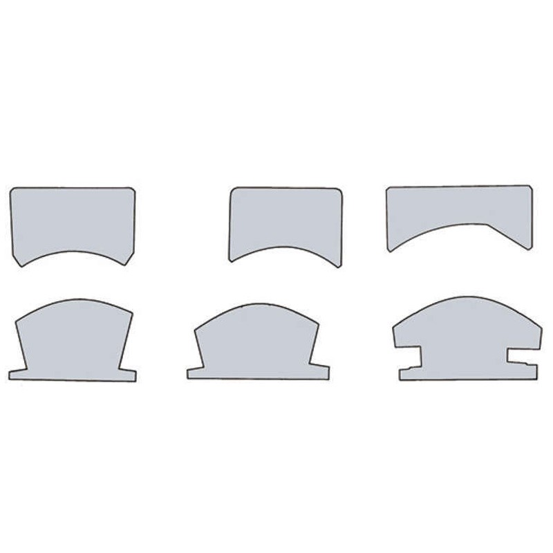 Herdim Bridge and Fingerboards Patterns, 6-Piece Set Herdim Model Materials