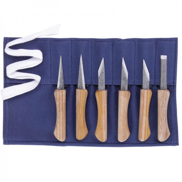 Set di coltelli per liuteria Kogatana, 6 pezzi Kogatana Coltelli