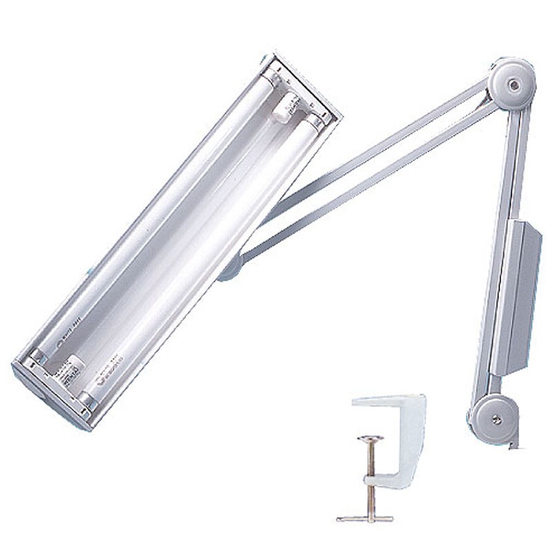 Clamp Fixing Table Lamp - White GL Maintenance
