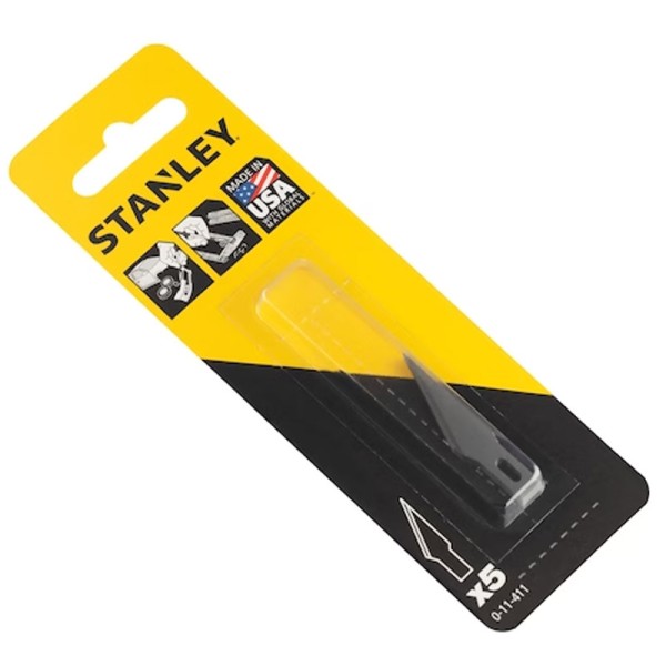 Confezione 5pezzi Lame per Bisturi Stanley Stanley Precision Knives