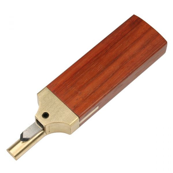 Purfling Channel cutter Brass , squared wooden handle GL Purflings