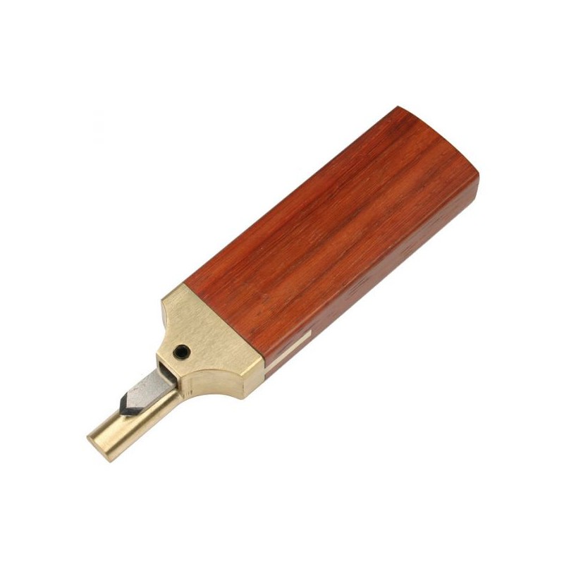 Purfling Channel cutter Brass , squared wooden handle GL Purflings