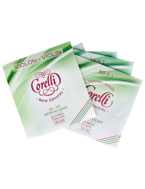 Corelli NEW Crystal Light MUTA Violino 4/4 Mi-Pallino - 700MLB - 4/4 and 7/8 Strings for Vi­ol­ins - Corelli Strings - Grandi...