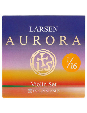 Larsen Aurora MUTA Violino 1/16 Medium - 1/10, 1/16 and 1/32 Vi­ol­in Strings - Larsen - Grandi Liutai