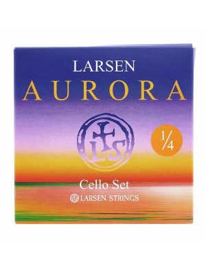 Larsen Aurora SET Cello 1/4 Medium - Cello Strings 1/4 1/8 - Larsen - Grandi Liutai