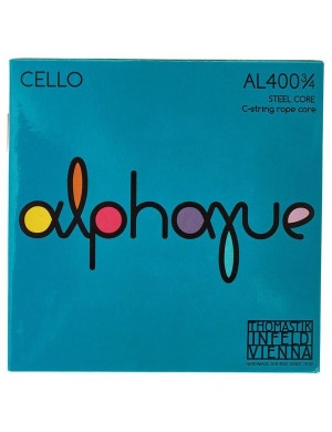 Thomastik Alphayue SET Cello 3/4 - AL400 - Cello Strings 3/4 to 1/2 - Thomastik-Infeld - Grandi Liutai