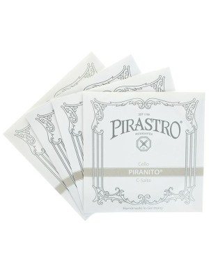 Pirastro Piranito MUTA Cello 3/4-1/2 - 635040 Corde per Violoncello 3/4 a 1/2 Pirastro - GMBH