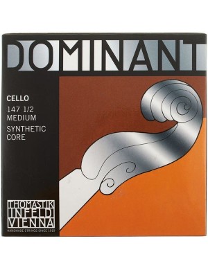 Thomastik Dominant MUTA Cello 1/2 medium - 147 1/2 Corde per Violoncello 3/4 a 1/2 Thomastik-Infeld