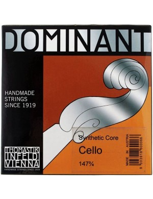 Thomastik Dominant SET Cello 3/4 medium - 147 3/4 - Cello Strings 3/4 to 1/2 - Thomastik-Infeld - Grandi Liutai