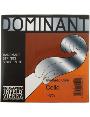 Thomastik Dominant SET Cello 1/4 Medium - 147 1/4 - Cello Strings 1/4 1/8 - Thomastik-Infeld - Grandi Liutai