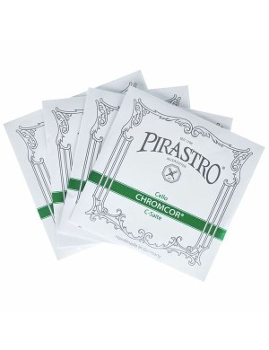 Pirastro Chromcor MUTA Cello 3/4-1/2 - 339040 Corde per Violoncello 3/4 a 1/2 Pirastro - GMBH