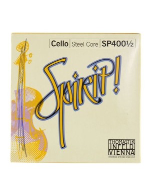 Thomastik Spirit MUTA Cello 1/2 - SP400 1/2 Corde per Violoncello 3/4 a 1/2 Thomastik-Infeld